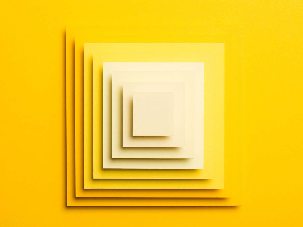 Image of yellow squares on a yellow background