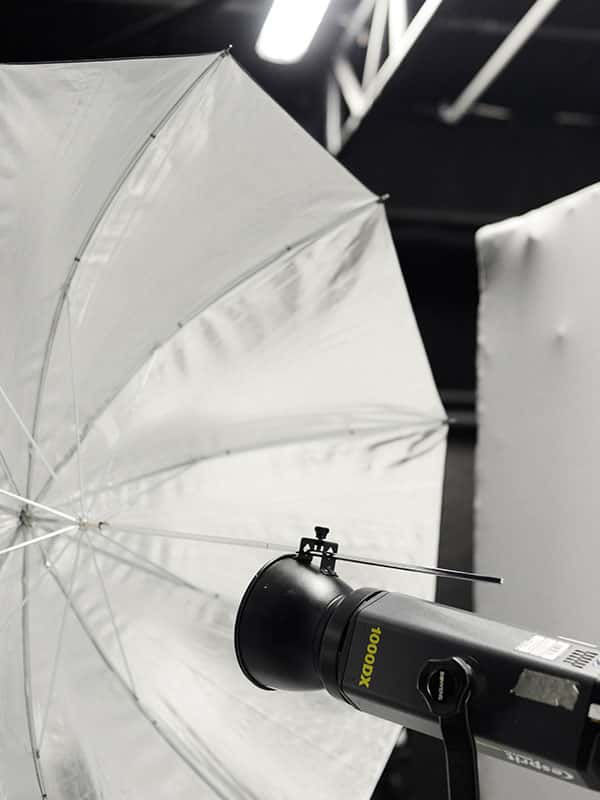 Image of lighting kit in the photography studio