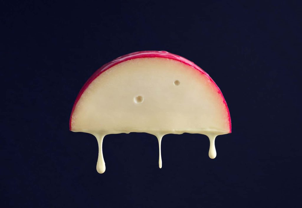 BA Photography work by Sherlyn Goh showcasing still life dripping cheese