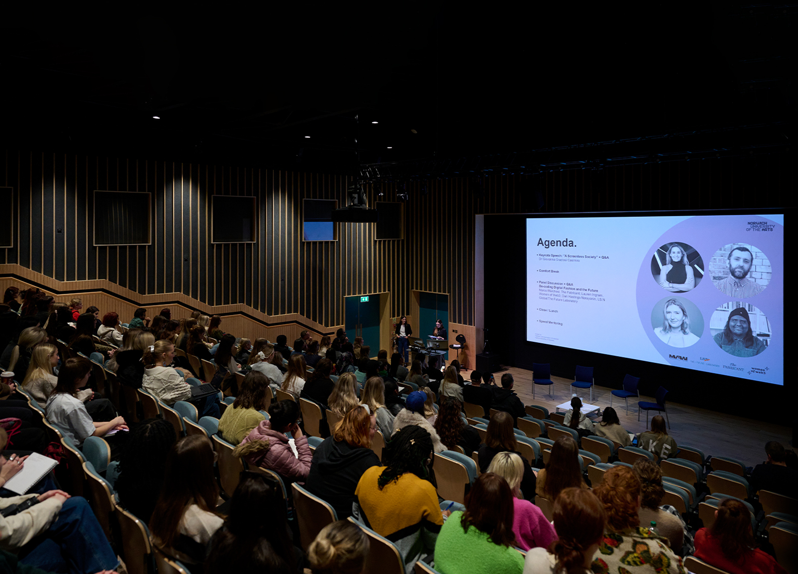 Fashion Digital World Symposium in the Duke Street Lecture Theatre