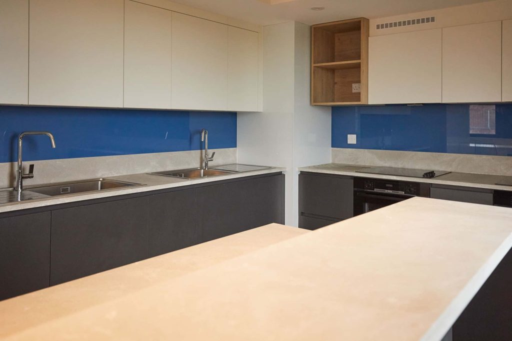 Duke Street Riverside kitchen and kitchen surface