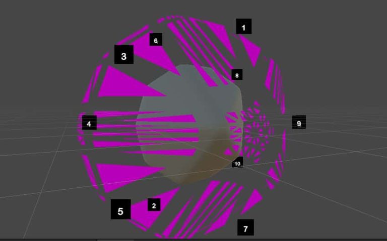 Image showing production of render for dice