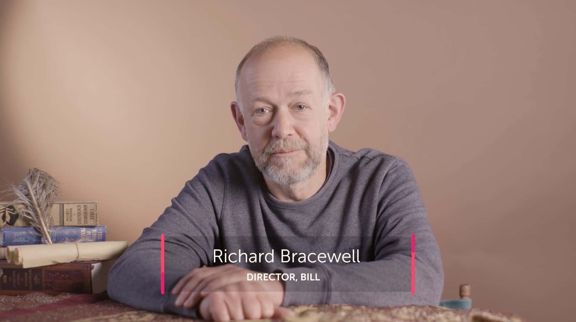 Screen shot of director Richard Bracewell
