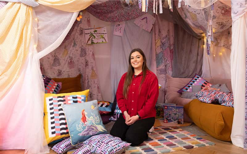 Artist Coco Lom at the opening of Disney’s ‘Wonder-ful Playhouse’ pop-up in central London, marking the launch of global initiative ‘The Wonder of Play’, which draws on Disney’s 100-year legacy, to inspire and encourage families to play together more. Picture credit: Matt Alexander/PA Wire