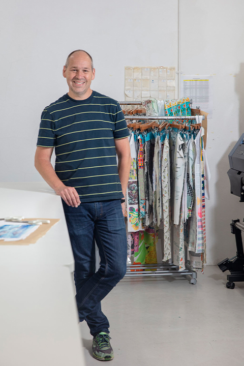 Neil Davison, Workshop Manager for Fashion & Textiles at Norwich University of the Arts