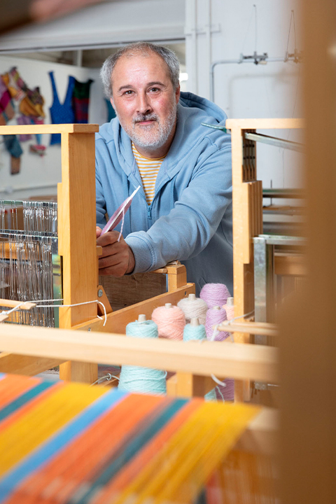 Portrait of technician Dave Tudge