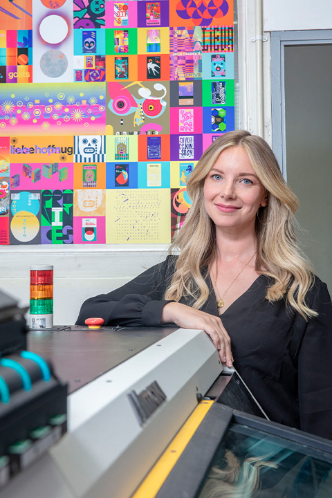 Staff portrait of technician Sarah Kennedy