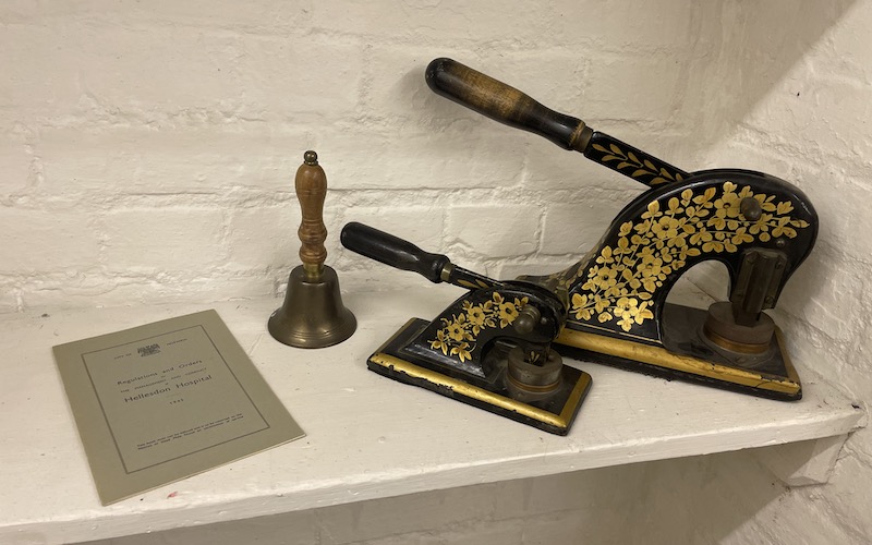 Items from the Hellesdon Hospital and the Art of Recovery event