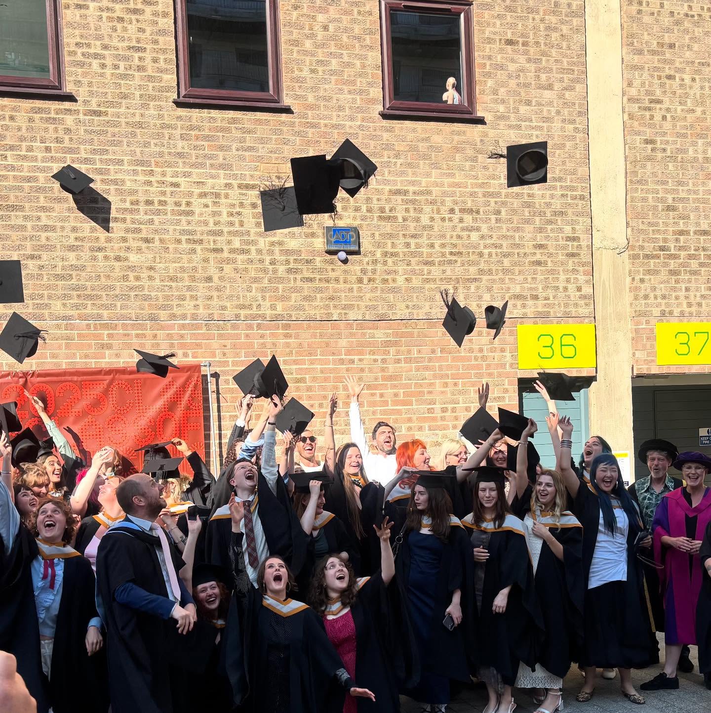 An image relating to Congratulations class of 2025! We are so proud of everyone and are excited to see what the future holds! #norwichuniarts #norwichuni #classof2025 #graduated