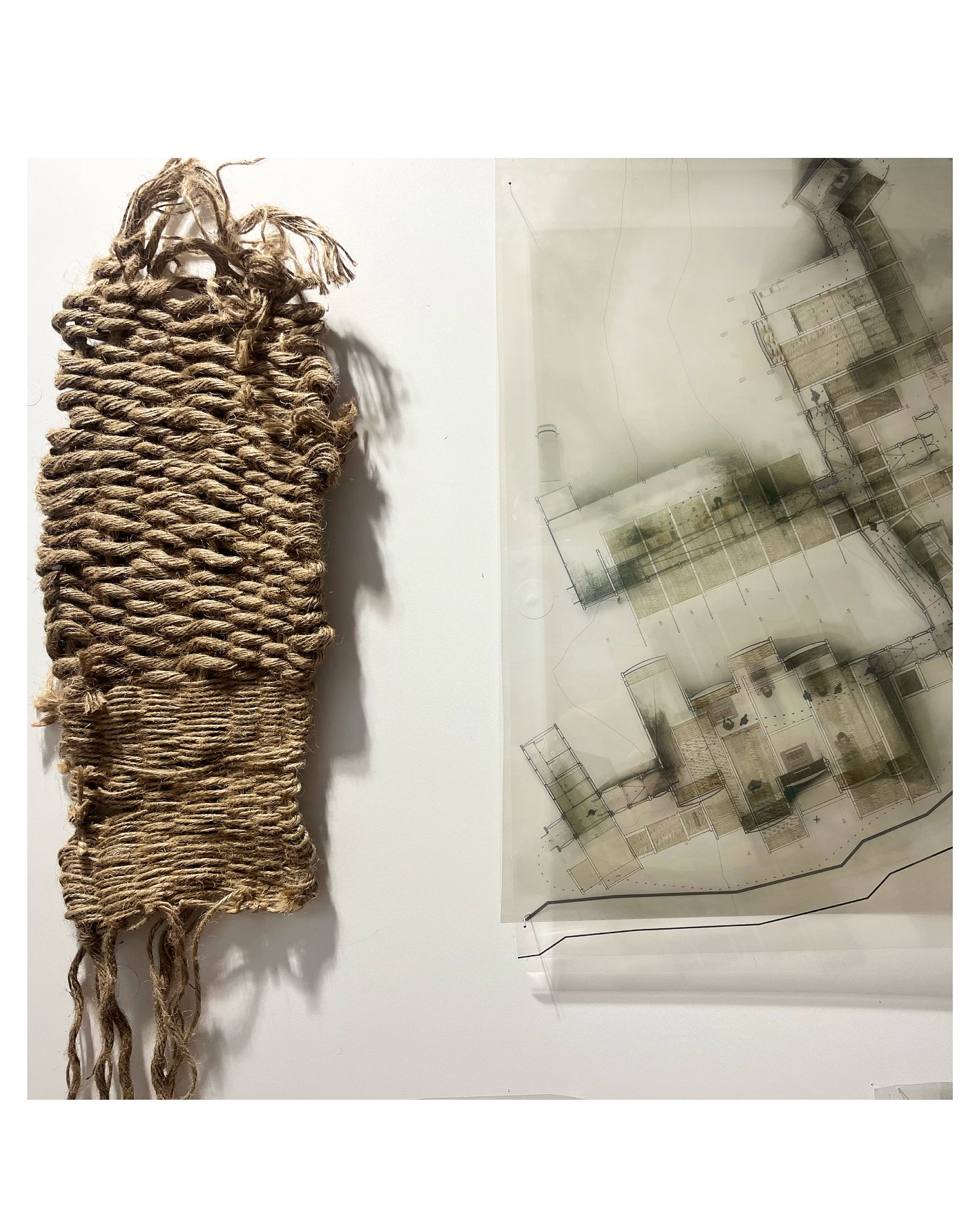 An image relating to Featured Project:
Threads of Labour
by Isabella Dawson @izzy.dwson 
(BA Architecture Year 3)

Recipient of Hudson Architects Student Award for Sustainability 2025 

On show at
Boardman House, Norwich as part of
@norwichuniarts Grad Fest Exhibition 2025
13-26 June 25
See the link in our bio for opening times

The unseen labour is woven into the history of Dunwich, where erosion over time has left just traces of the collective labour that once built the town