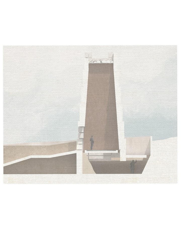 An image relating to Featured Project:
Ephemeral Resonance: 
The Dunwich Coast as Living Instrument  
by Isaac Zipfel 
(BA Architecture Year 3)
Sound on 🔊

On show at
Boardman House, Norwich as part of
@norwichuniarts Grad Fest Exhibition 2025
13-26 June 25
See the link in our bio for opening times

Ephemeral Resonance proposes an acoustic architecture sited on the eroding cliffs of Dunwich, where the ground itself becomes a living instrument