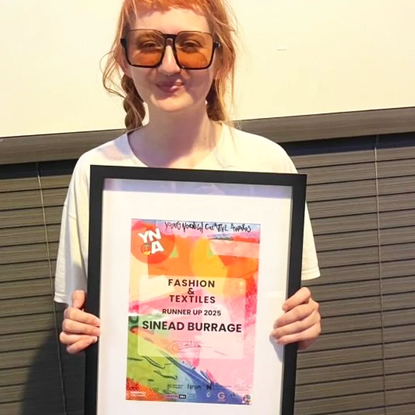 An image relating to A little late in posting but congratulations to Sinead who was runner up in the fashion and textiles category of the Young Norwich Creative Awards 2025
