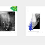 Image of two publications featuring black and white images of
