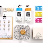 Image of designed packaging laid out on a table
