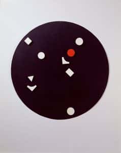 Li Yuan Chia black magnetic wooden circle.
