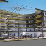 An architectural visualisation by BA (Hons) Architecture student Andrew Johnson