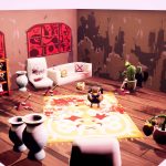 A submission for the 2022 Global games jam. A duck in a bonnet, with a large hammer, is squashing demonic plants in a hellish living room.